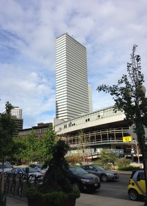 One Financial Center from Chinatown Park